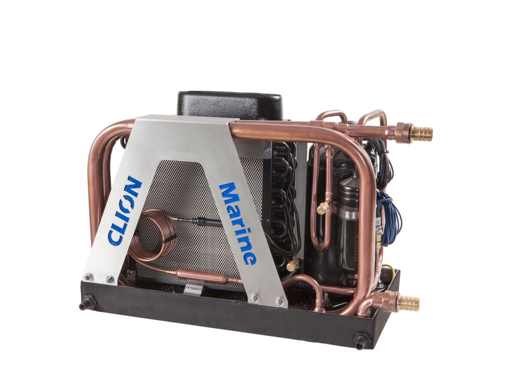 Clion Marine 12 and 24 volt DC self-contained marine air-conditioning unit
