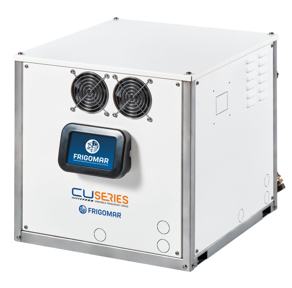 Frigomar CU Series single-phase BLDC inverter marine chiller unit