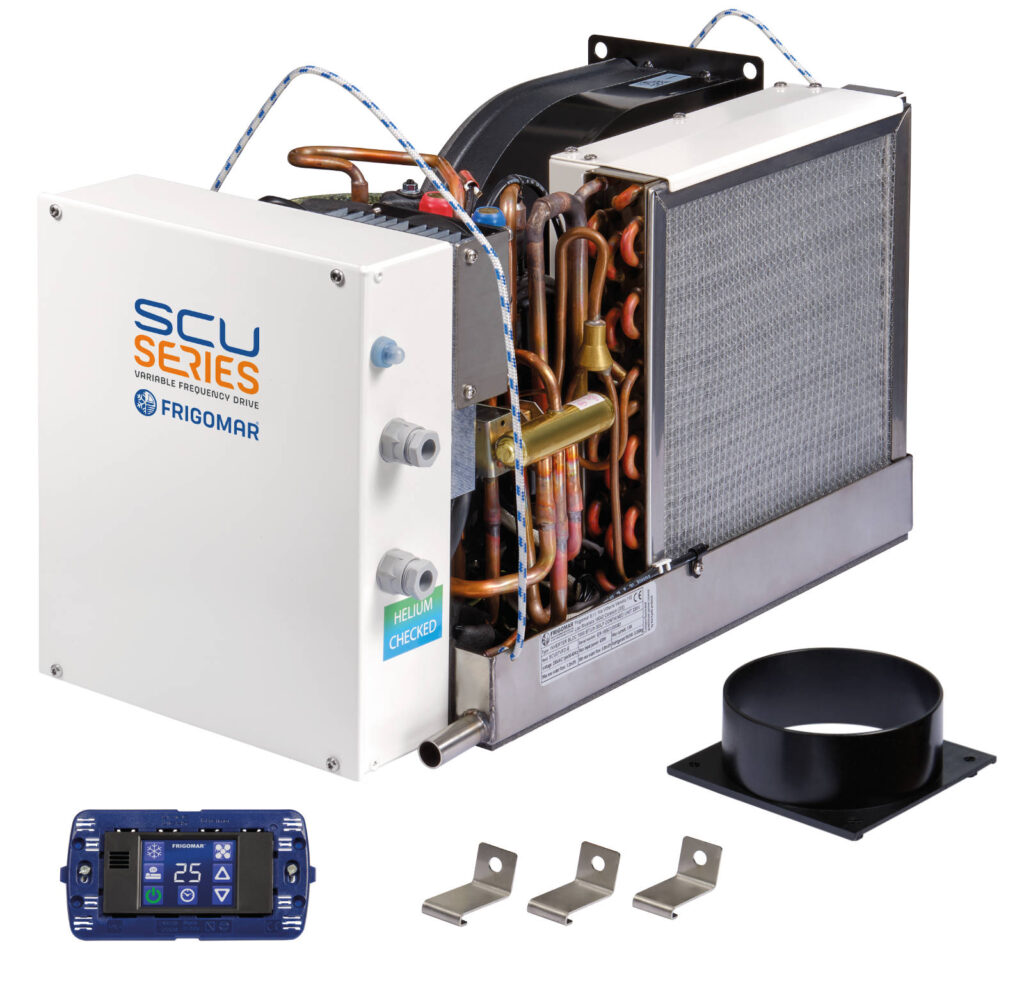 Frigomar self-contained AC BLDC variable-speed marine air-conditioning unit