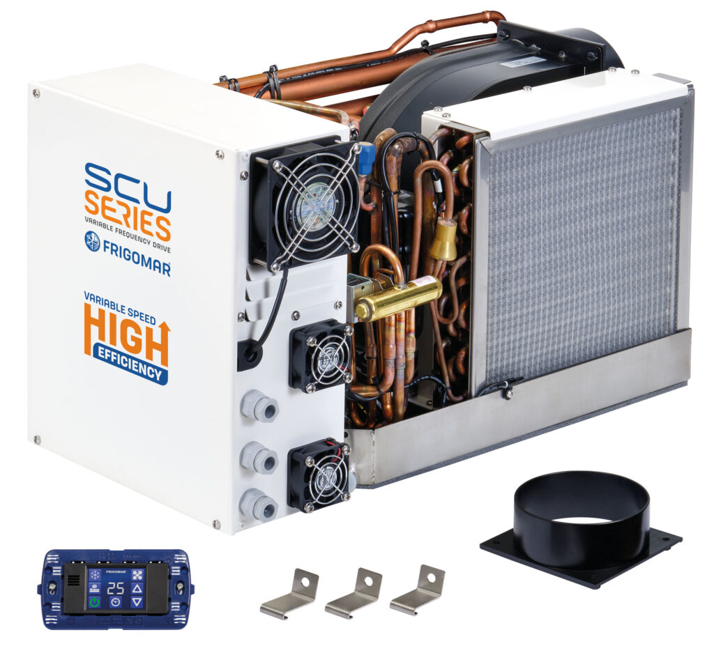 Frigomar high-efficiency self-contained DC BLDC variable-speed marine air-conditioning unit