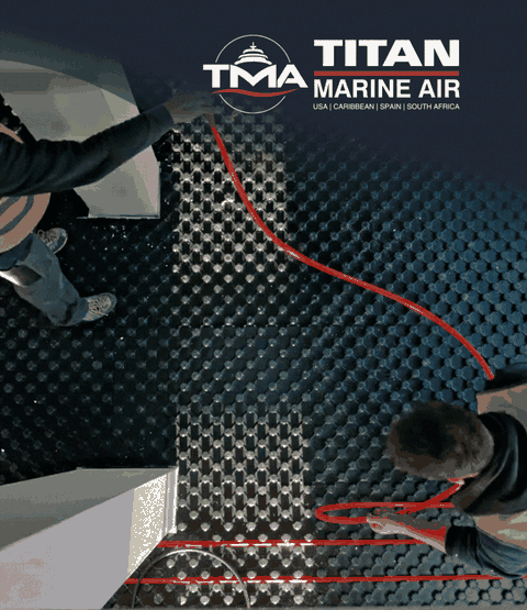 Titan Marine Air hydronic heating installation in South Africa